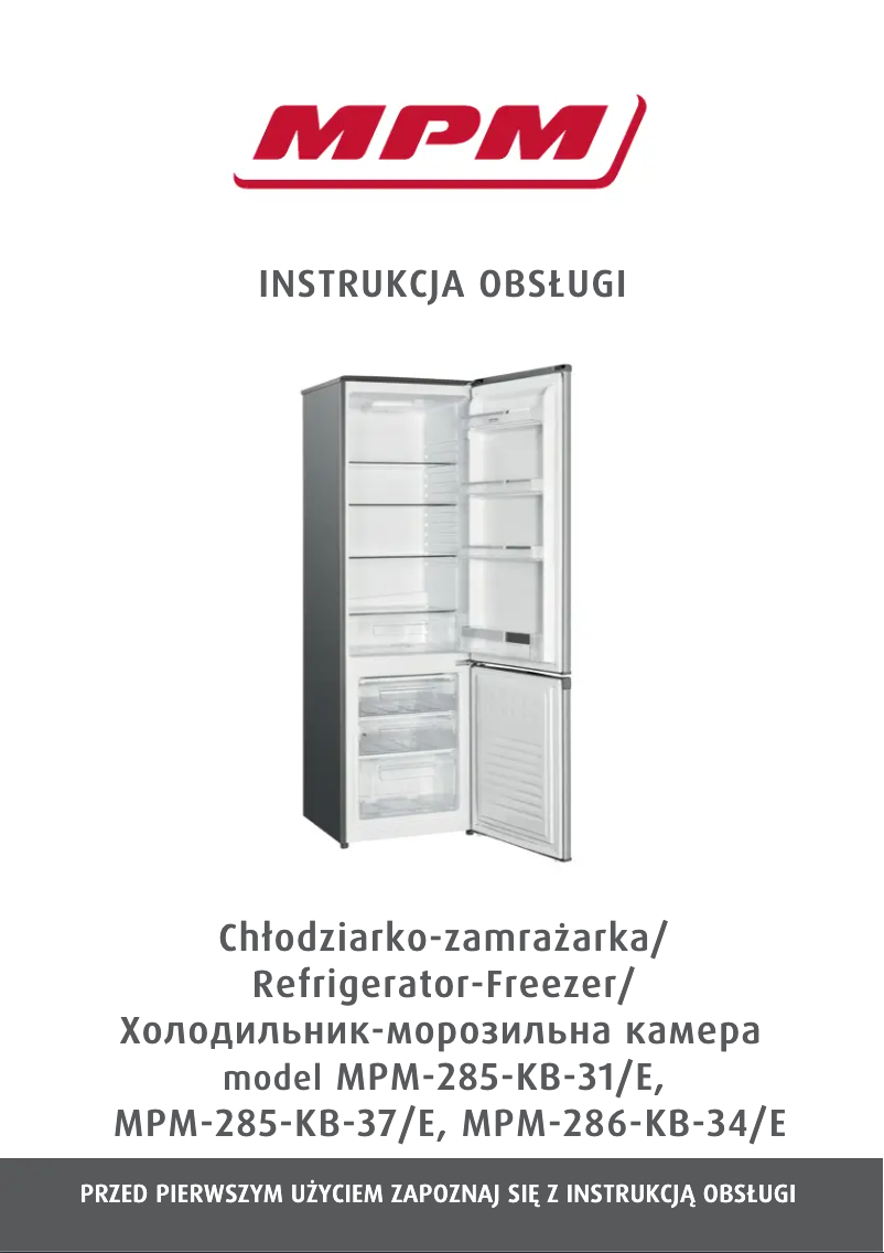 Page 1 de la notice Manuel utilisateur MPM MPM-285-KB-31/E