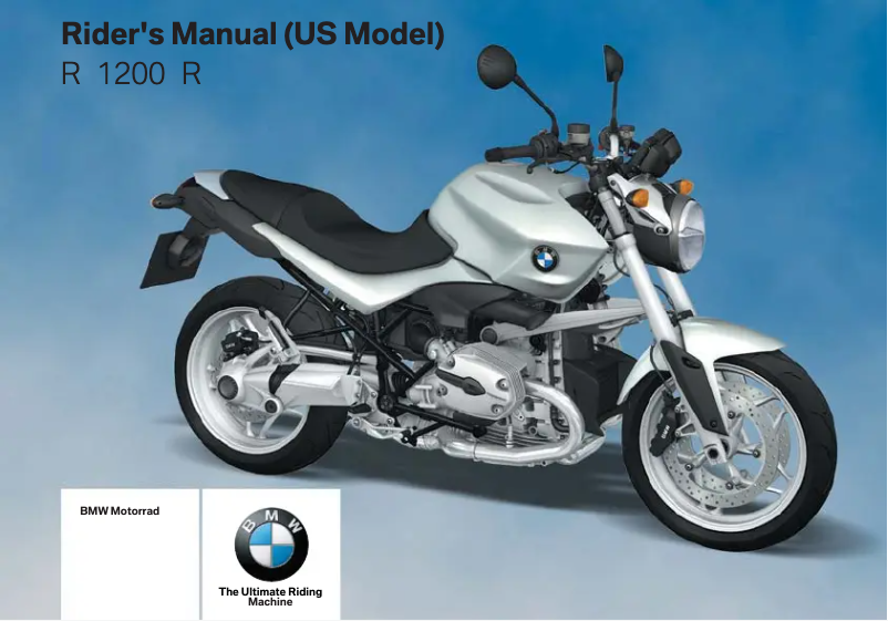 Page 1 de la notice Manuel utilisateur BMW R 1200 R (2007)