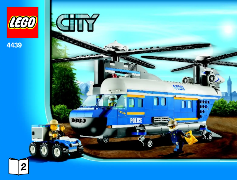 Page 1 de la notice Manuel utilisateur Lego City 4439