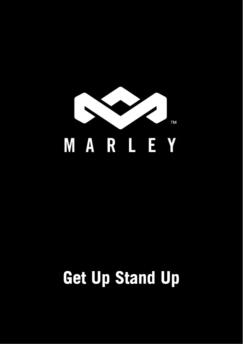 Page 1 de la notice Manuel utilisateur House of Marley Get Up Stand Up EM-FA001
