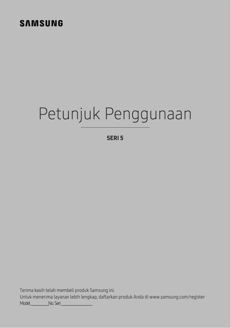 Página 1 del manual Manual de usuario Samsung UA43K5500AK