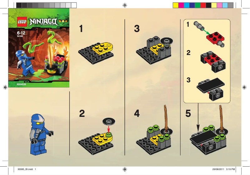 Page 1 of the manual User Manual Lego Jumping Snakes