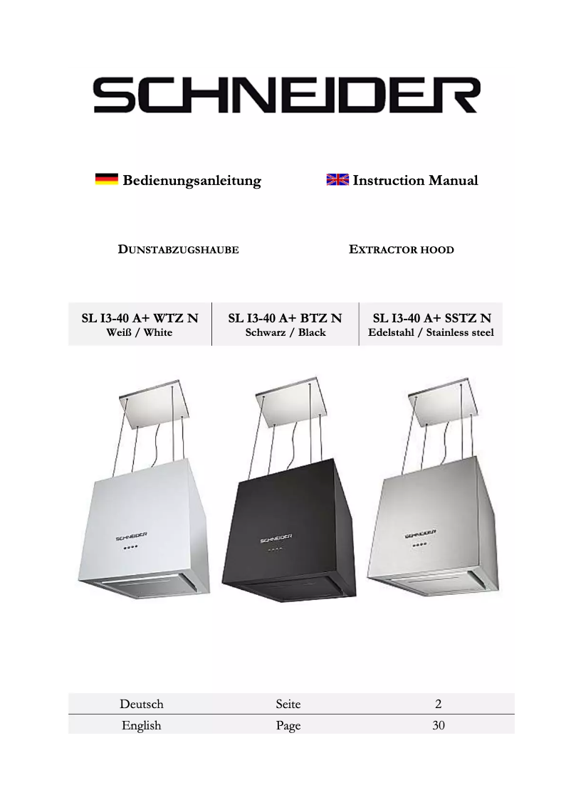 Page 1 de la notice Manuel utilisateur Schneider I3-40 A+ BTZ