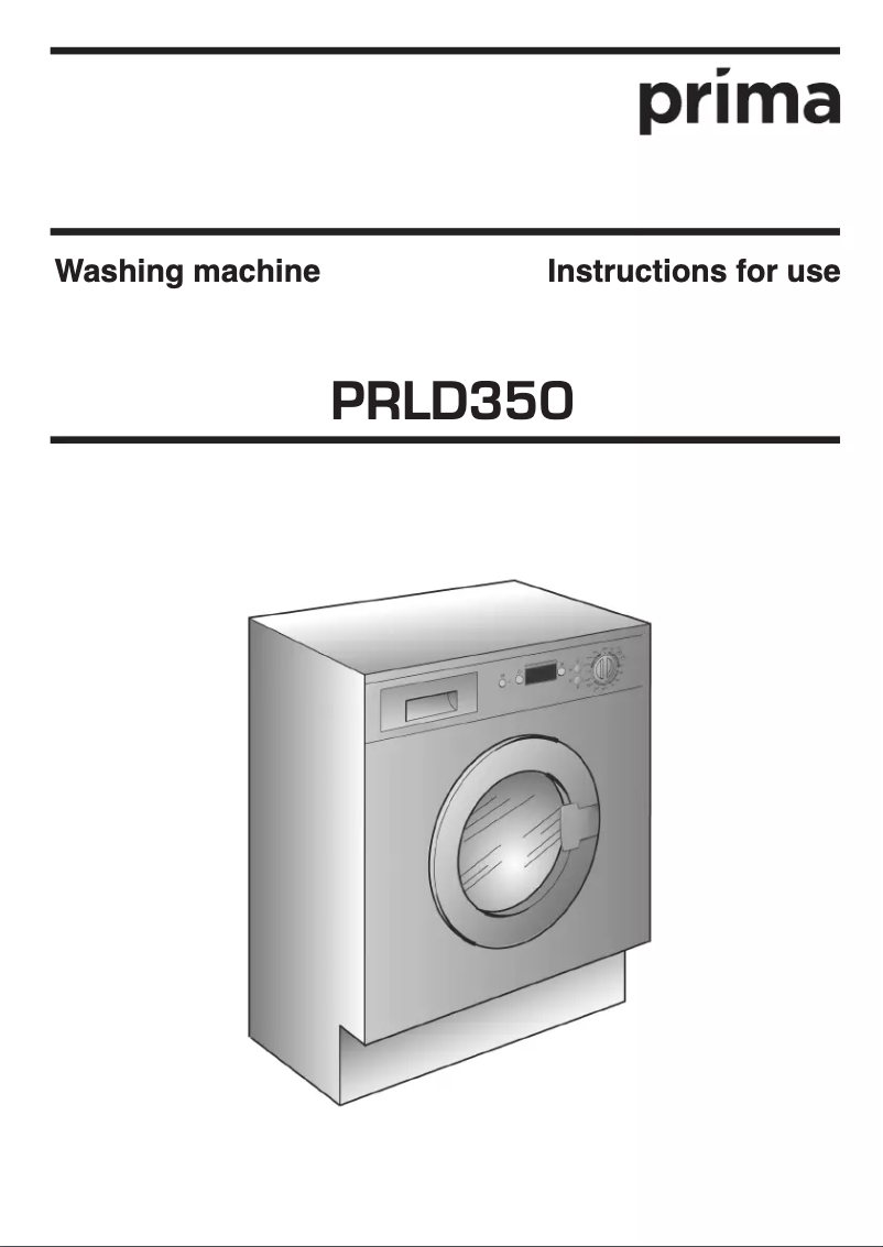 Page 1 de la notice Manuel utilisateur Prima PRLD 350