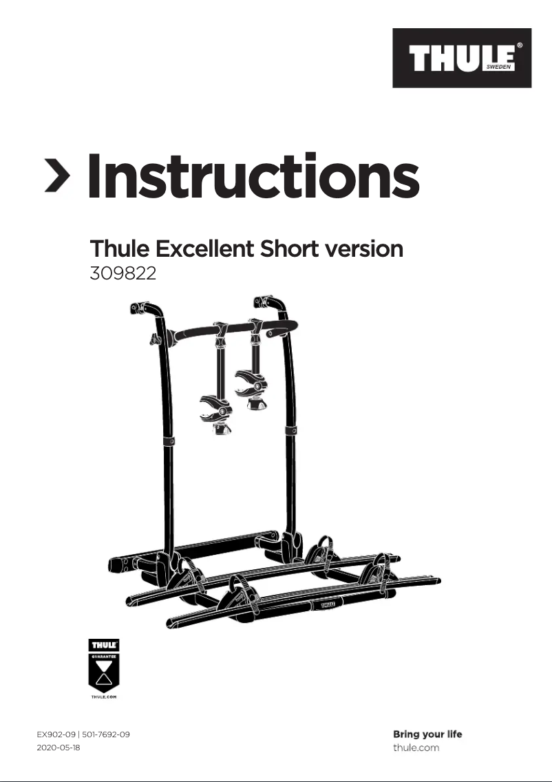 Página 1 del manual Manual de usuario Thule Excellent Short