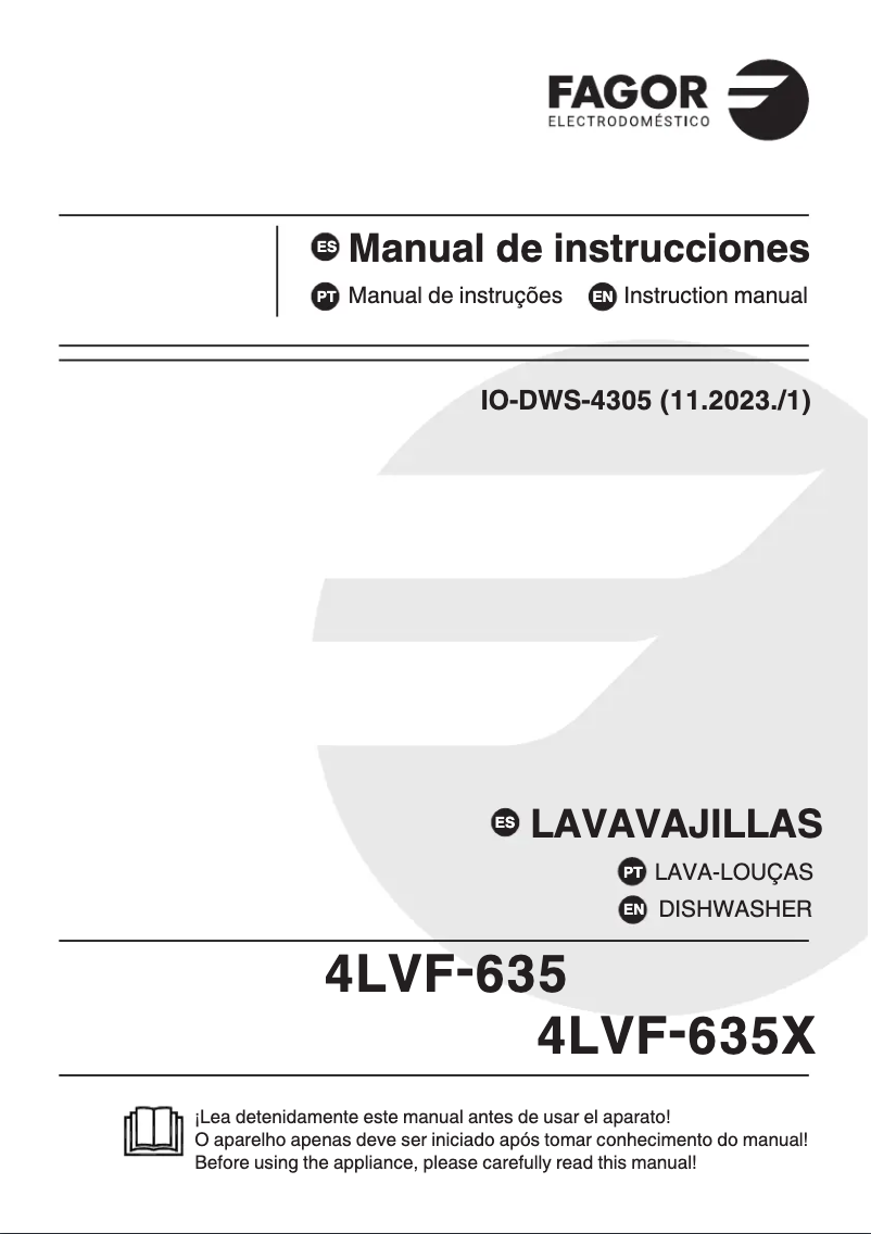Page 1 of the manual User Manual Fagor 4LVF-635X