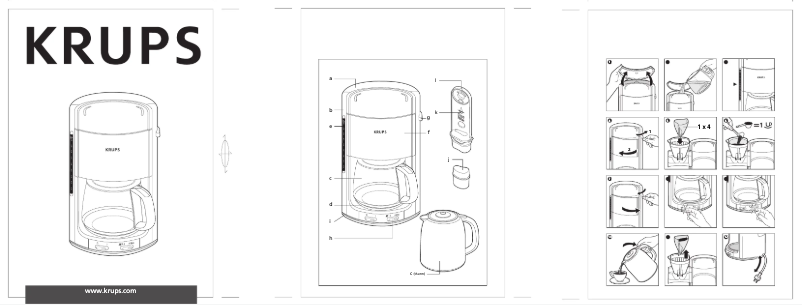 Page 1 de la notice Manuel utilisateur Krups FMD2
