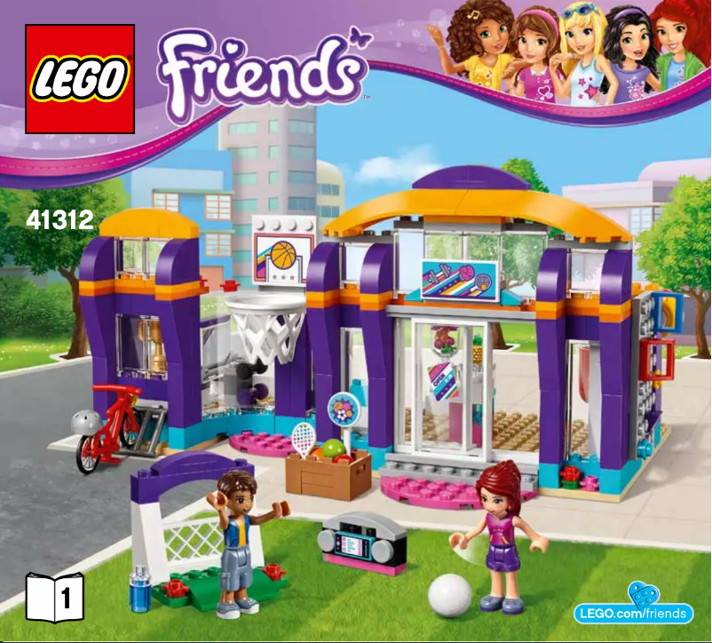 Page 1 de la notice Manuel utilisateur Lego Friends 41312