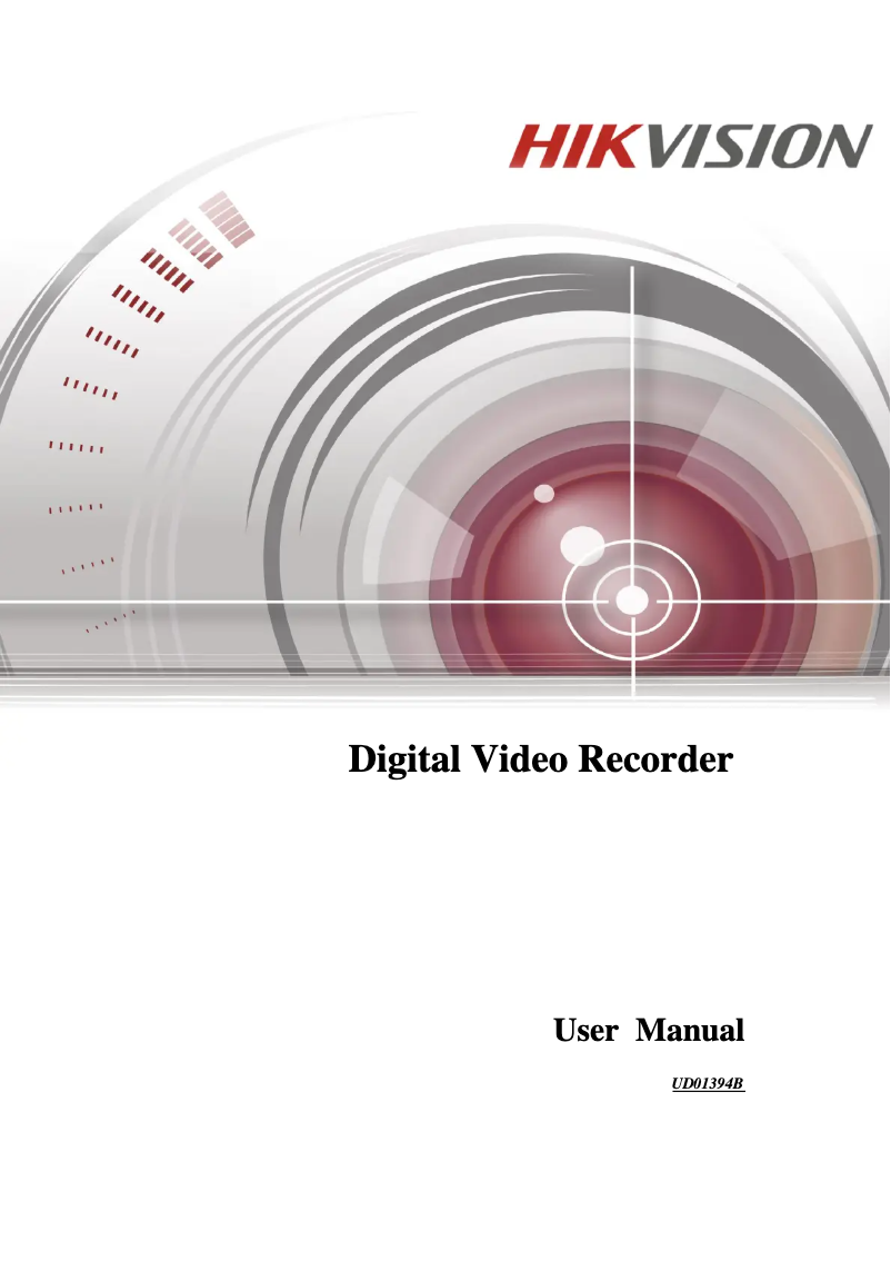 Page 1 de la notice Manuel utilisateur Hikvision DS-7308HQHI-K4