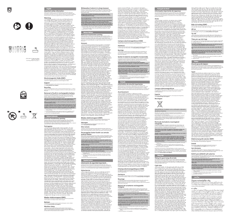 Page 1 of the manual User Manual Philips 3000 Series S3145