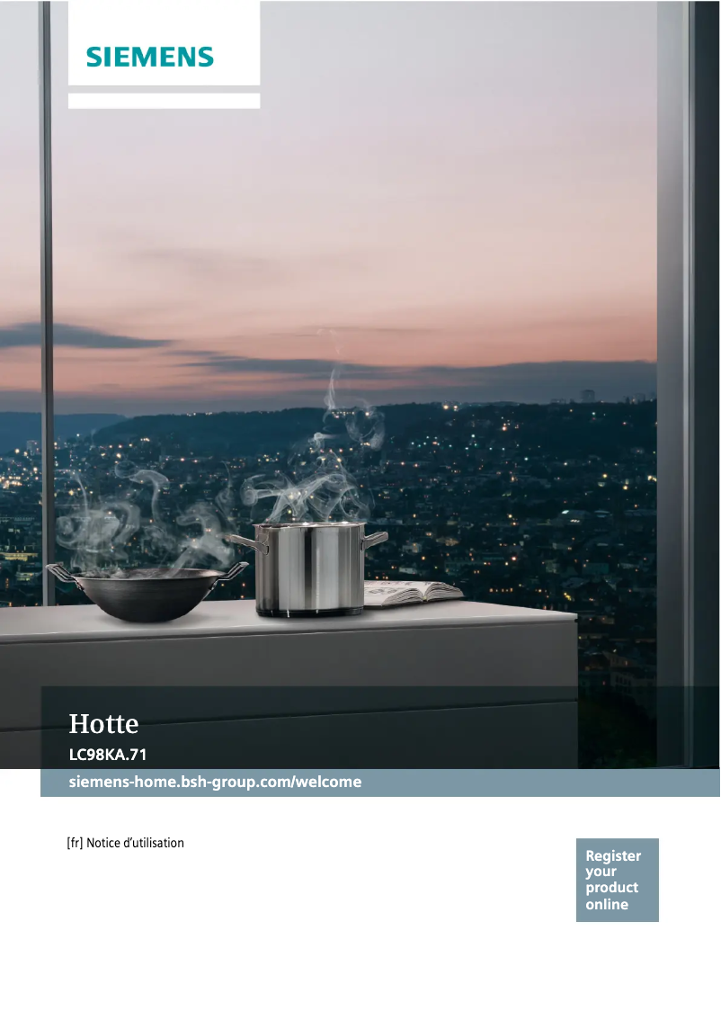 Page 1 de la notice Manuel utilisateur Siemens LC98KA271