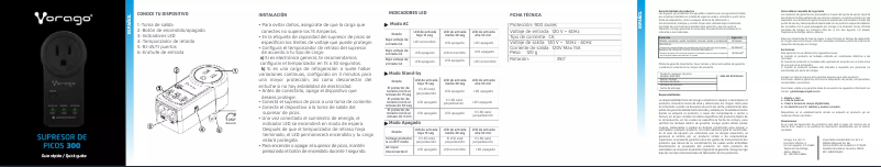 Page 1 de la notice Manuel utilisateur Vorago AVR-300