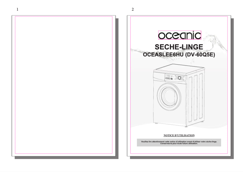 Page 1 of the manual User Manual Oceanic OCEASLEE6HU