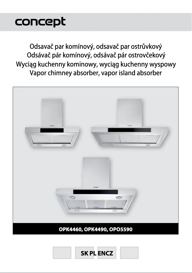 Page 1 de la notice Manuel utilisateur Concept OPK-4490