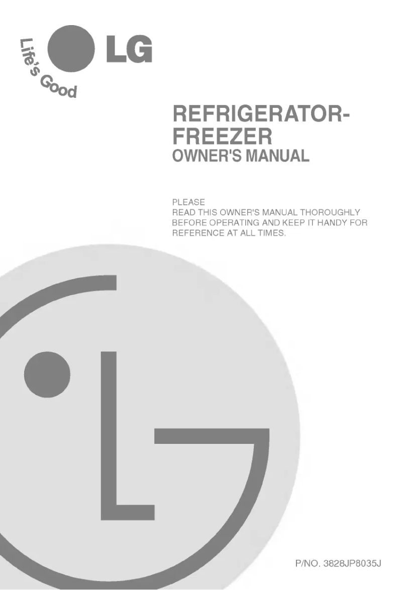 Page 1 de la notice Manuel utilisateur LG GN-S392QCK