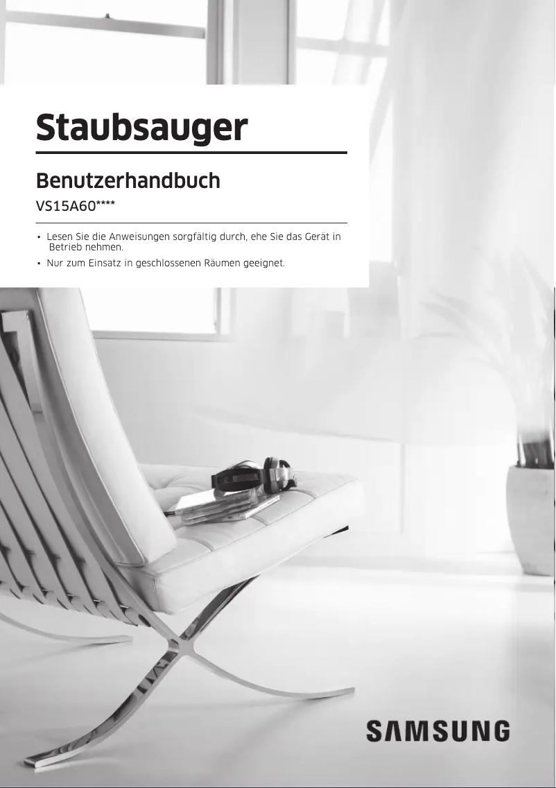 Página 1 del manual Manual de usuario Samsung VS15A6032R7