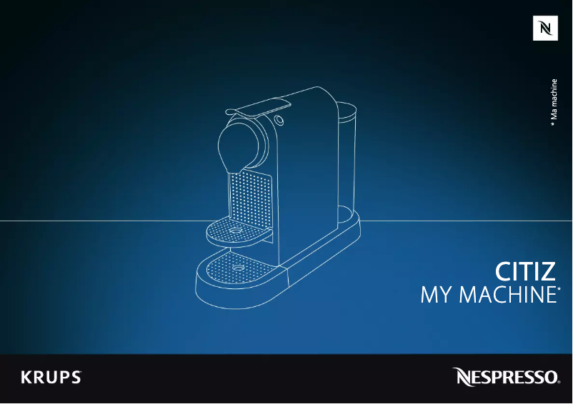 Página 1 del manual Manual de usuario Krups Nespresso Citiz YY2733