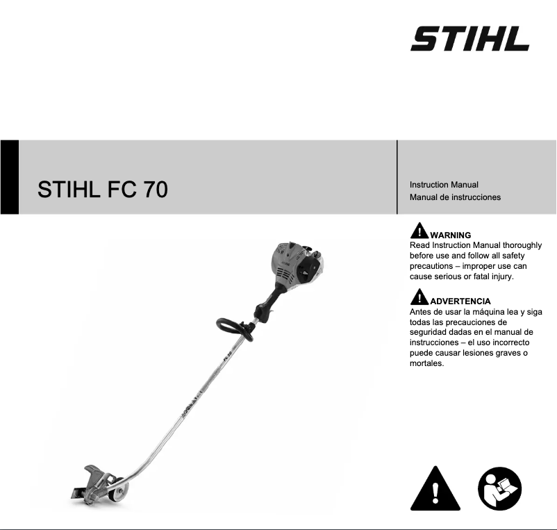 Page 1 de la notice Manuel utilisateur Stihl FC 70