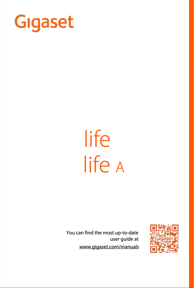 Page 1 de la notice Manuel utilisateur Gigaset E794A