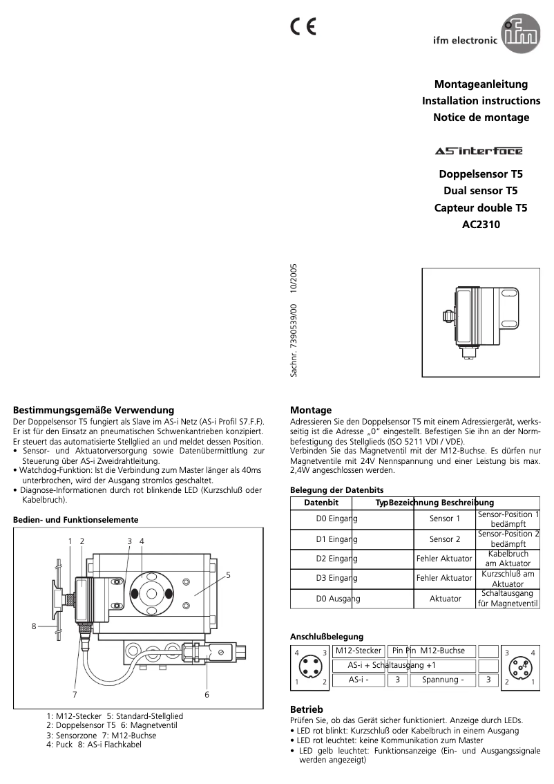 Página 1 del manual Manual de usuario IFM AC2310