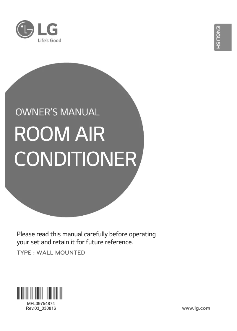 Page 1 de la notice Manuel utilisateur LG JSNQ18BTXD