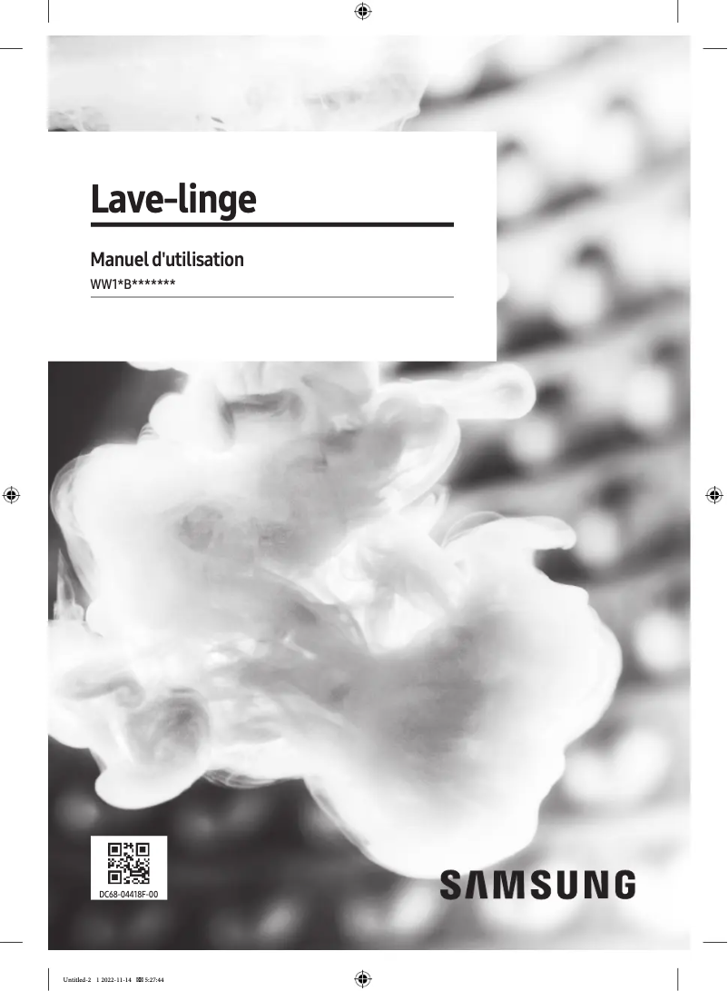 Página 1 del manual Manual de usuario Samsung WW11B1744DGBMF