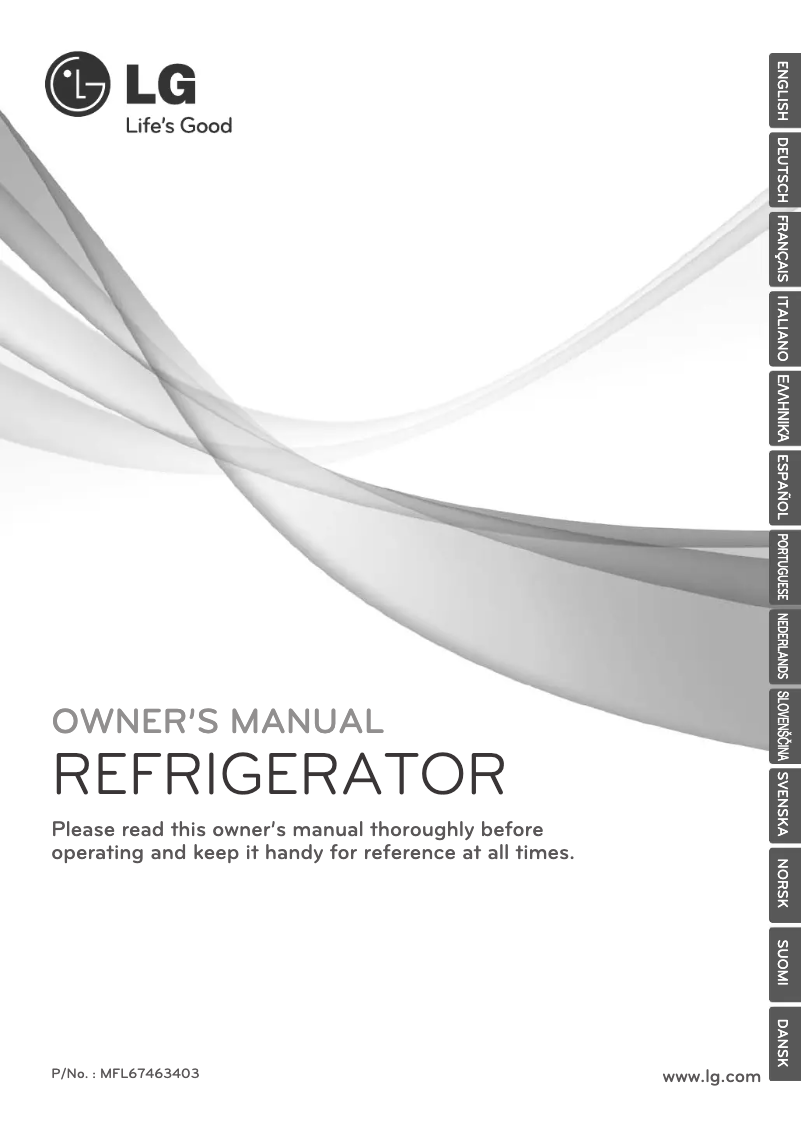 Page 1 de la notice Manuel utilisateur LG GL5141