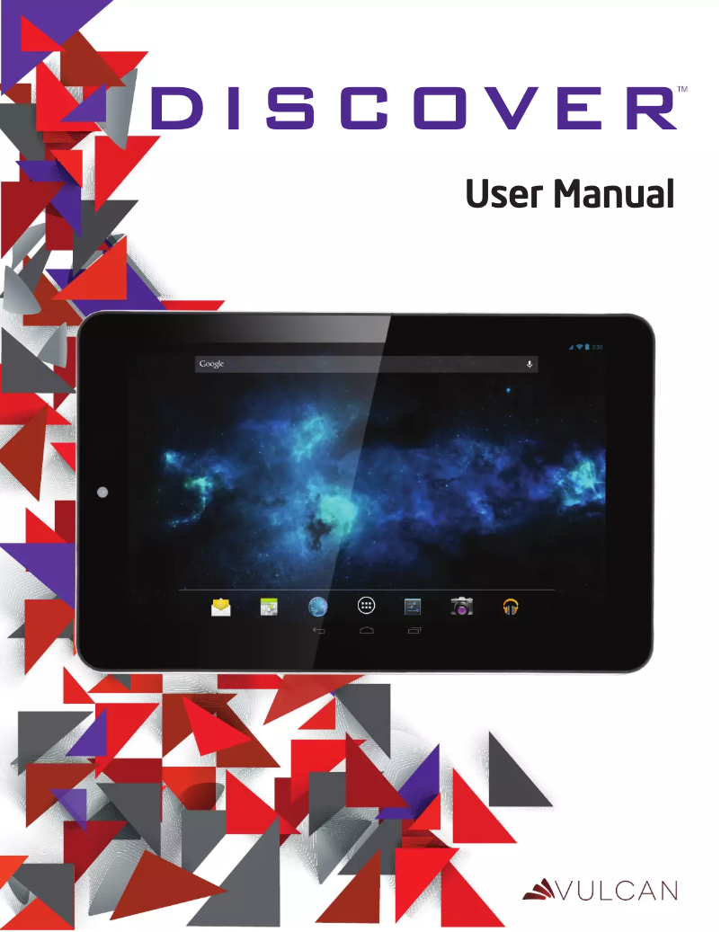 Página 1 del manual Manual de usuario Vulcan Discover