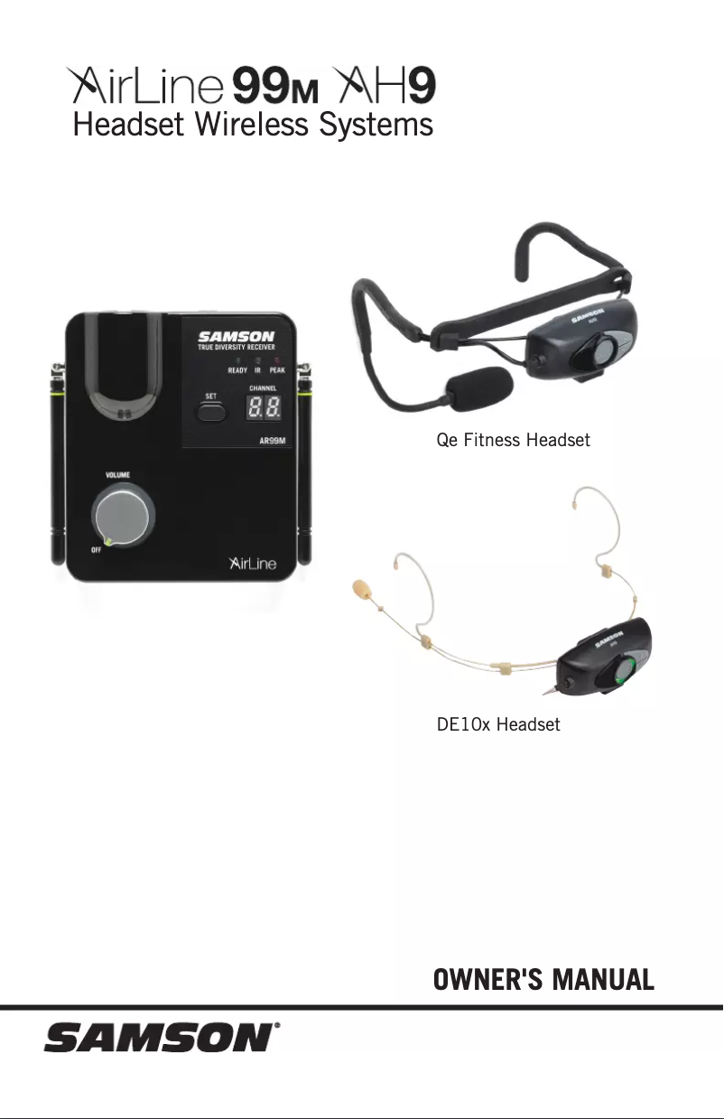 Page 1 of the manual User Manual Samson AirLine 99