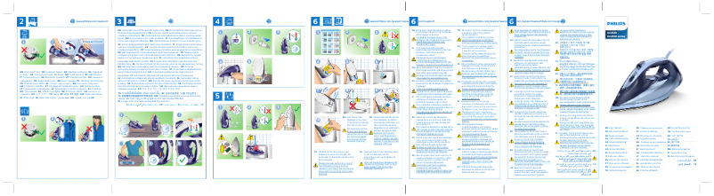 Page 1 de la notice Manuel utilisateur Philips Azur GC4560