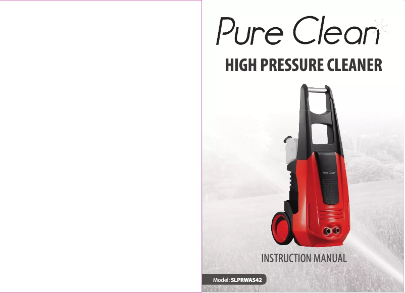 Page 1 de la notice Manuel utilisateur Pure Clean SLPRWAS42