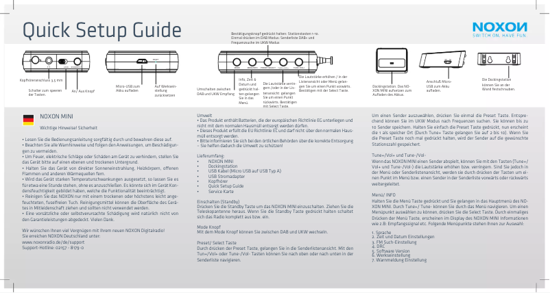 Page 1 de la notice Manuel utilisateur BeBook Mini