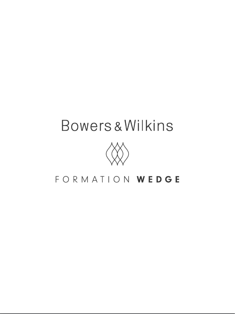 Page 1 de la notice Manuel utilisateur Bowers & Wilkins Formation Wedge