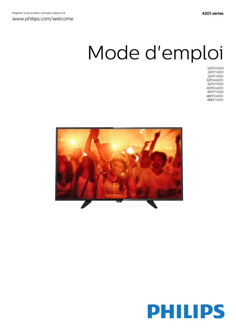 Página 1 del manual Manual de usuario Philips 4000 series 48PFT4101