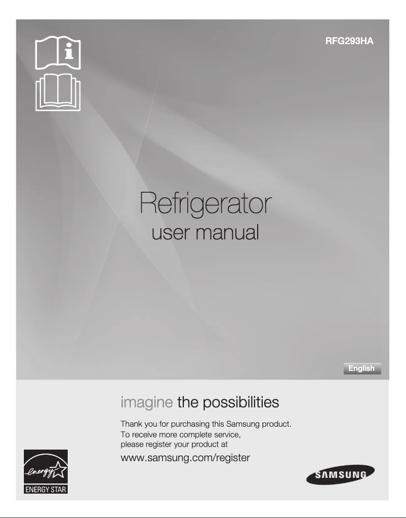 Página 1 del manual Manual de usuario Samsung RFG293HARS