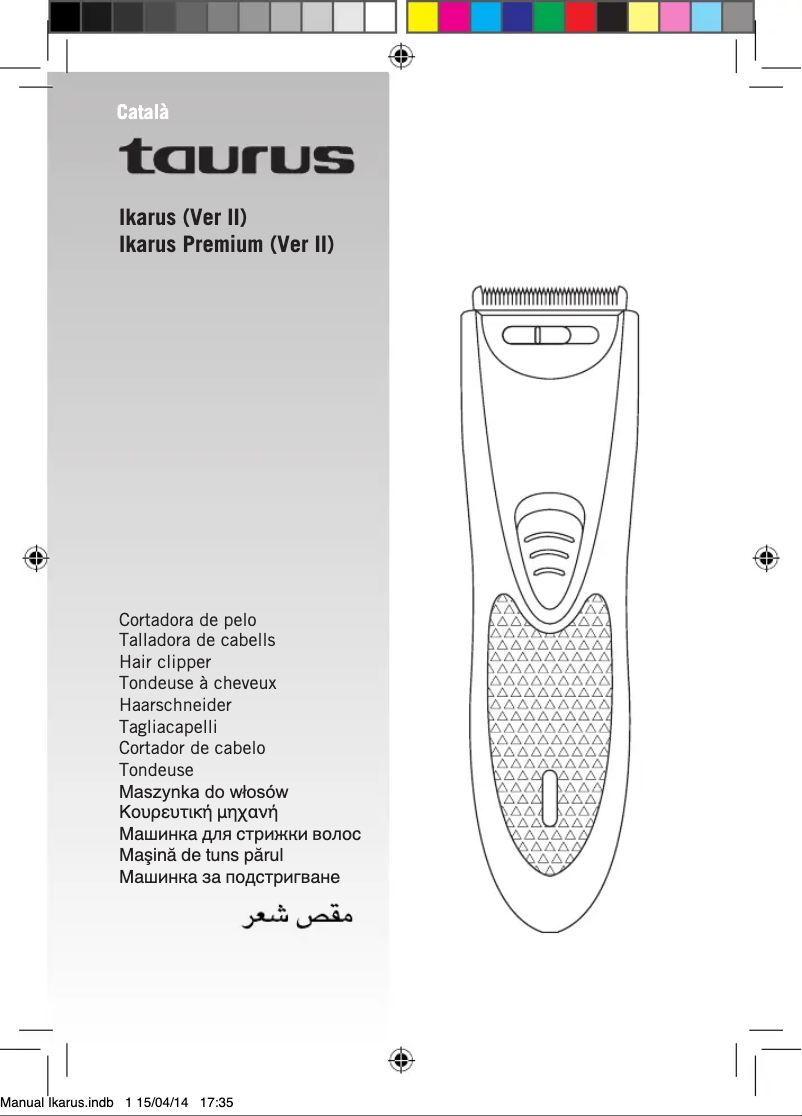 Page 1 de la notice Manuel utilisateur Taurus Ikarus (Ver II)