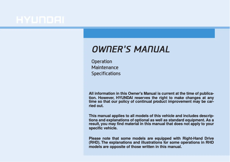 Página 1 del manual Manual de usuario Hyundai Tucson (2015)