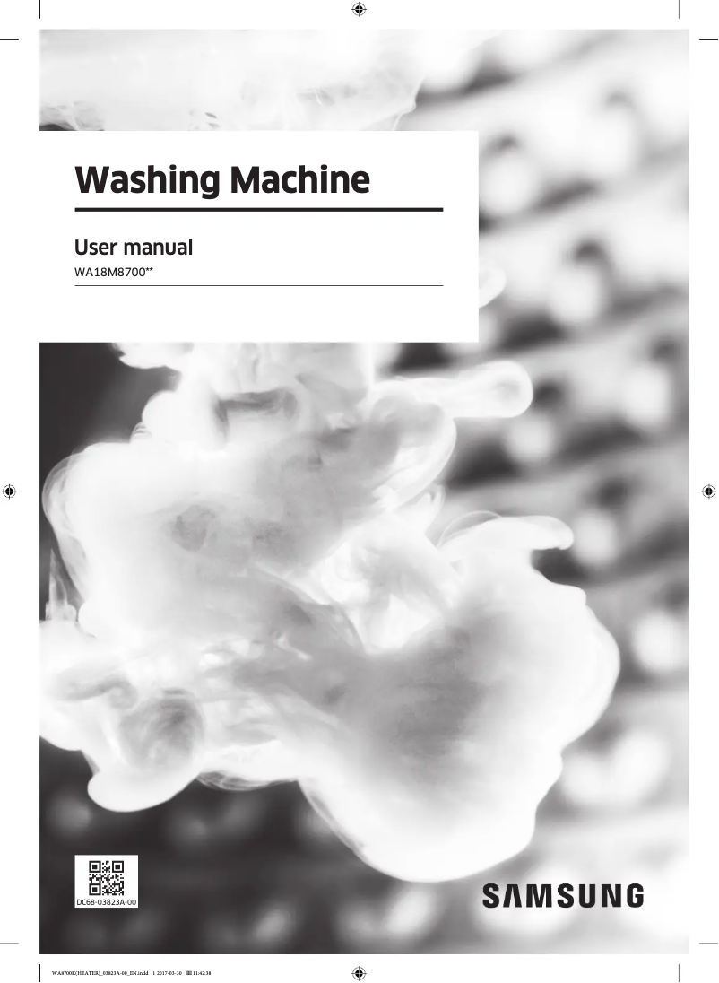 Página 1 del manual Manual de usuario Samsung WA18M8700GV