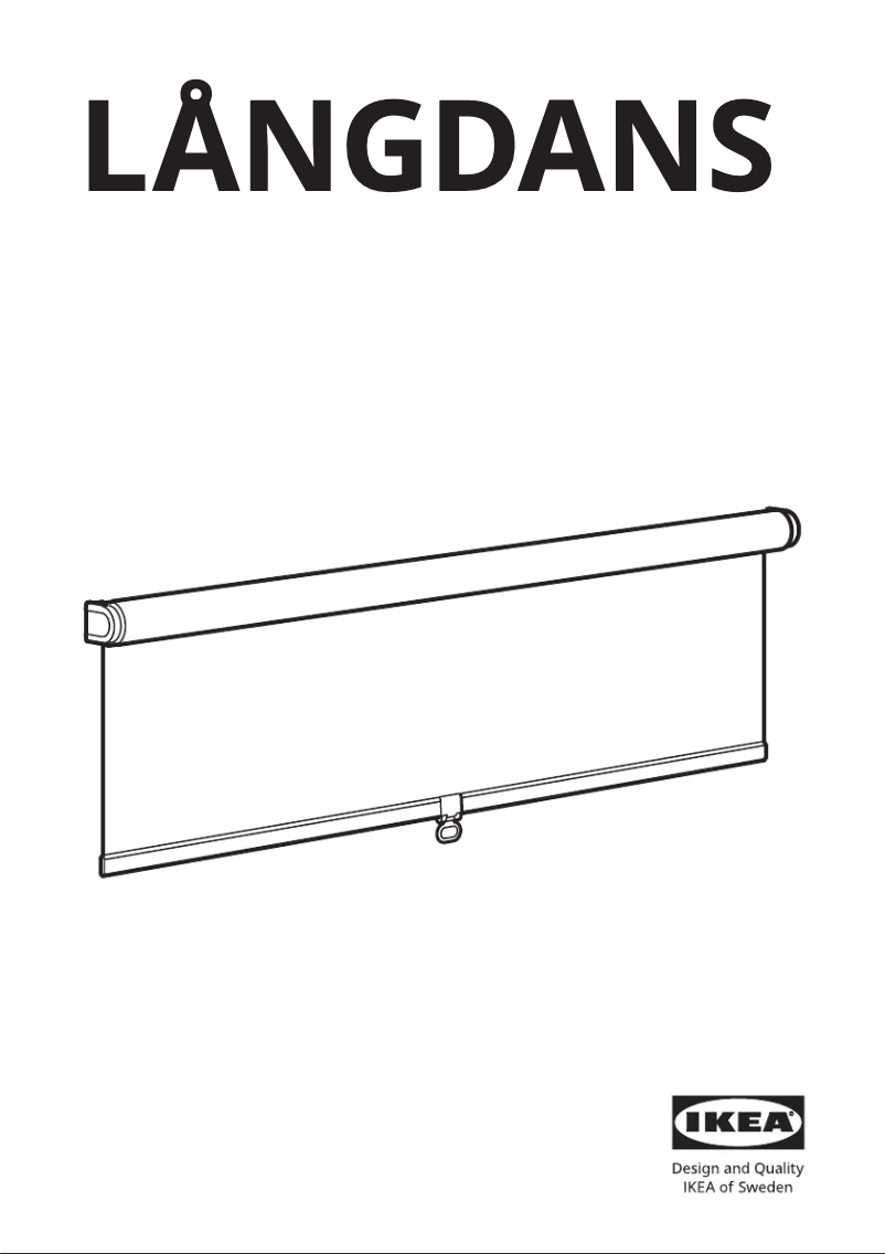 Page 1 de la notice Manuel utilisateur Ikea LÅNGDANS 704.718.36