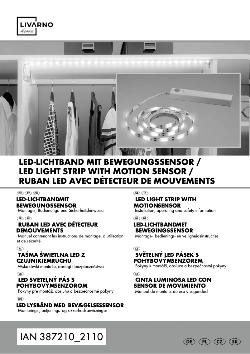 Page 1 de la notice Manuel utilisateur Livarno Lux 14146506L