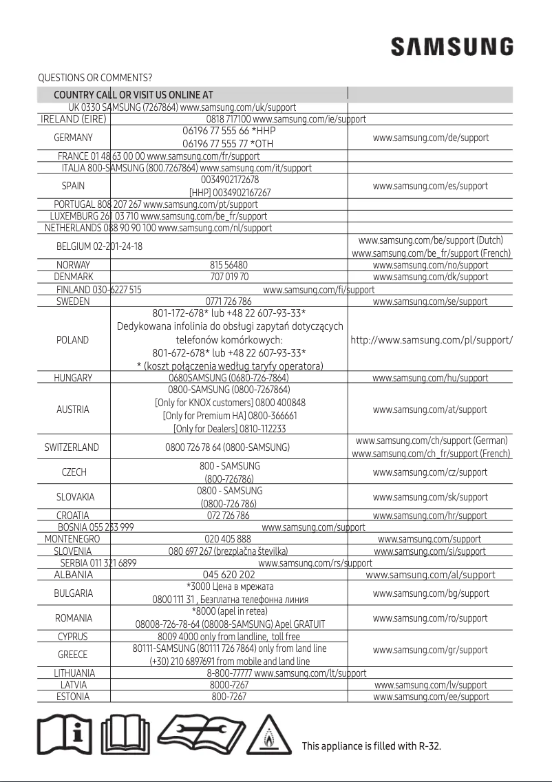 Página 1 del manual Manual de usuario Samsung AR12NXFSPWKNEE