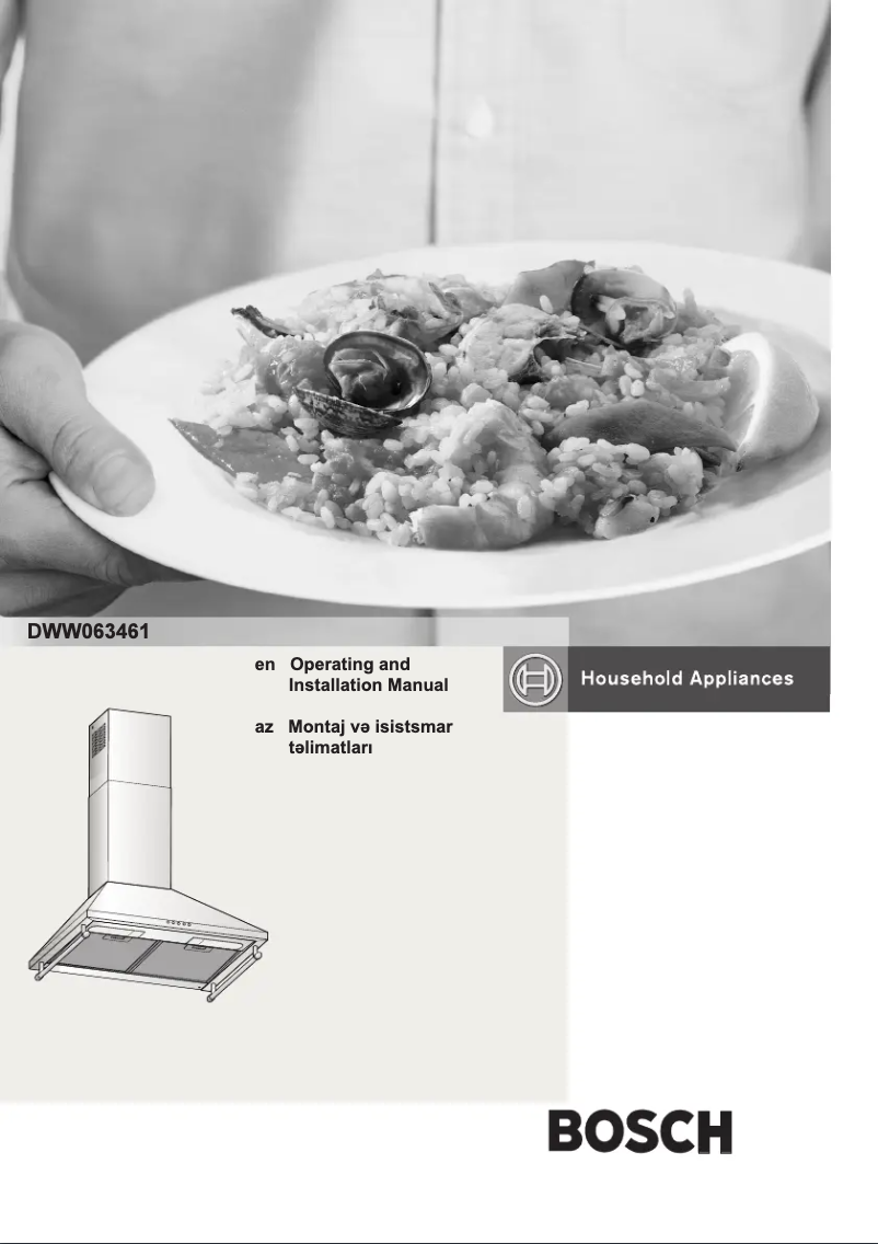 Page 1 de la notice Manuel utilisateur Bosch DWW063461