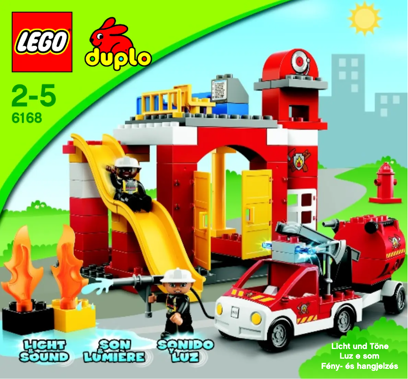 Page 1 de la notice Manuel utilisateur Lego Duplo 6168