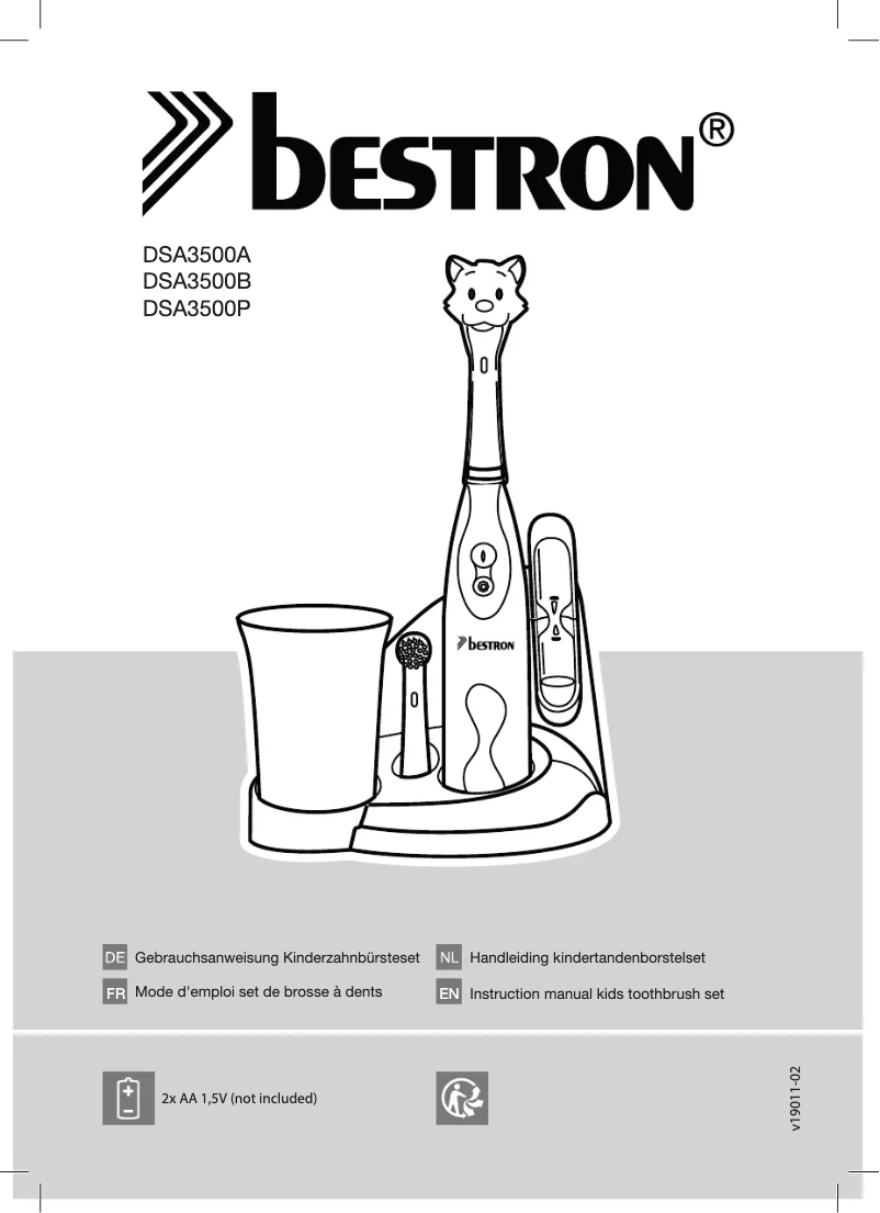 Page 1 de la notice Manuel utilisateur Bestron Bobby Bear DSA3500B