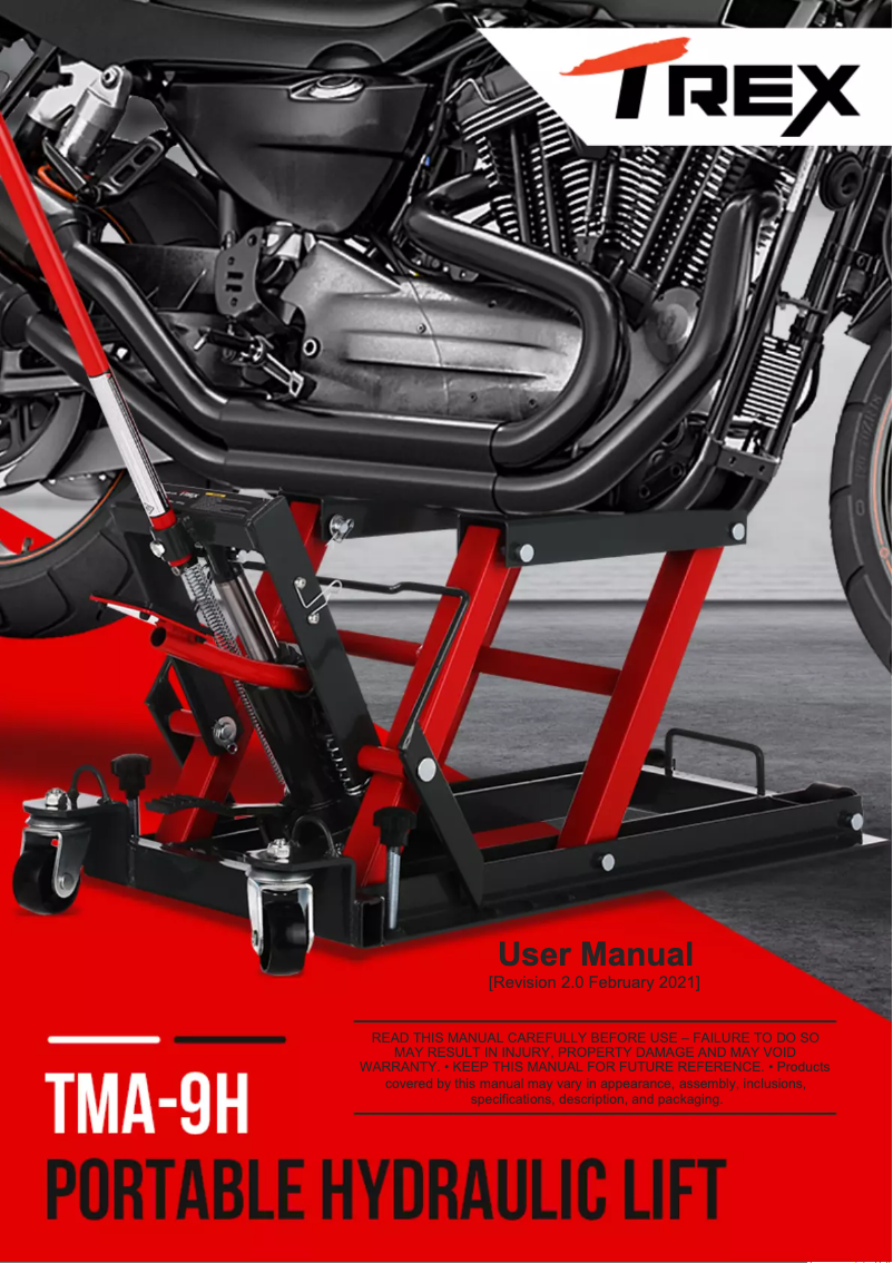 Page 1 de la notice Manuel utilisateur T-Rex TMA-9H