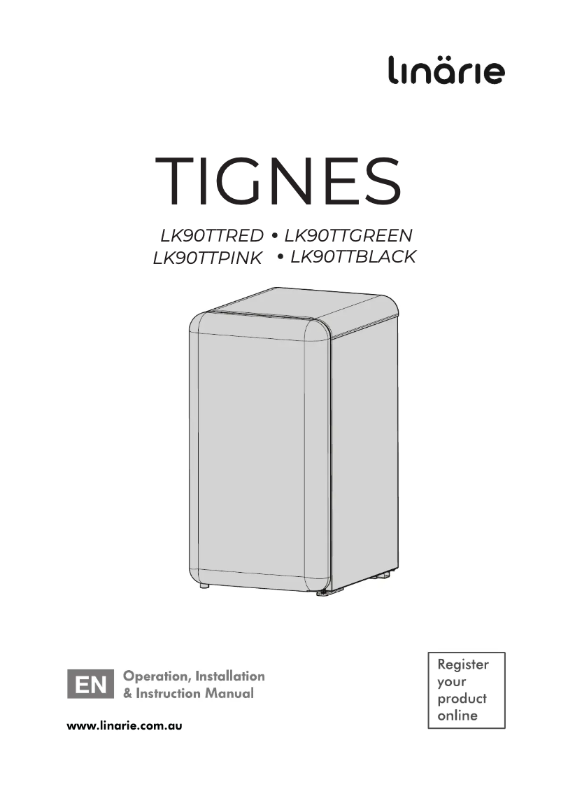 Page 1 of the manual User Manual Linarie Tignes LK90TT