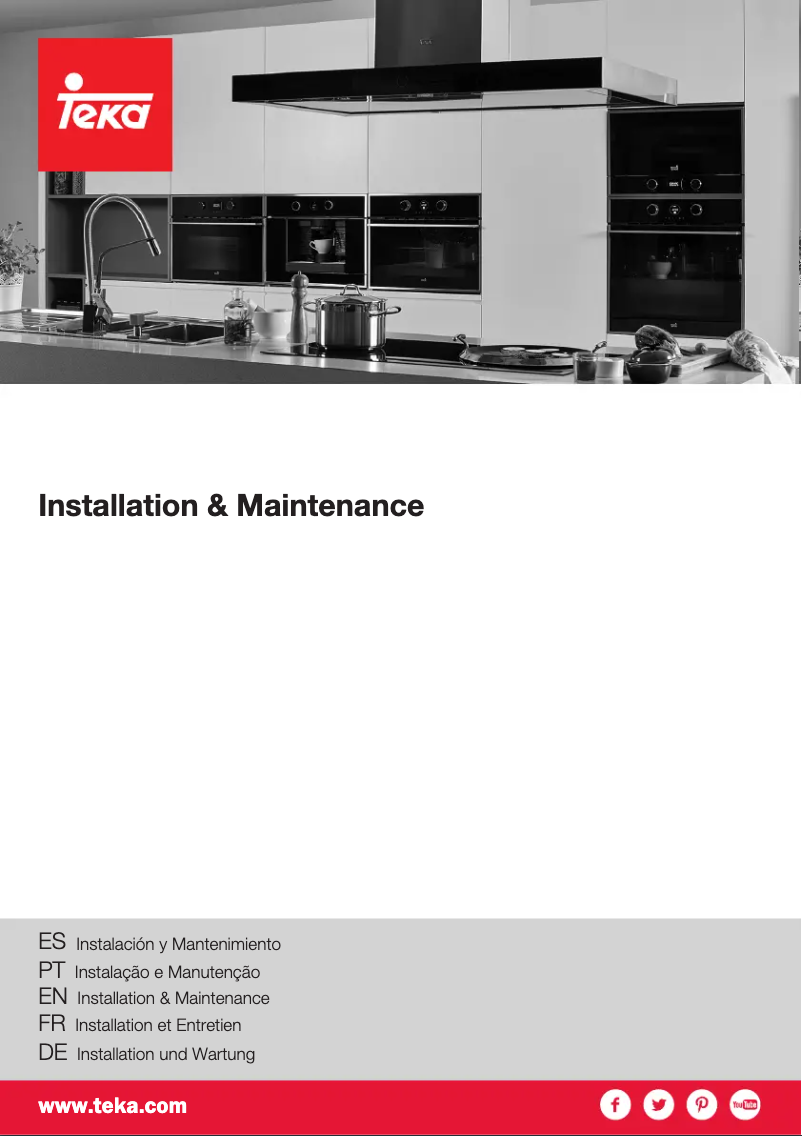 Page 1 de la notice Guide d'installation Teka FGE 724