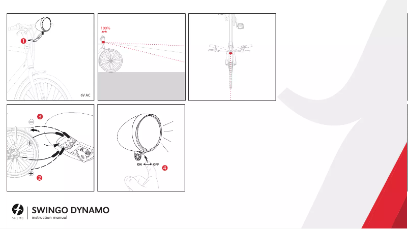 Page 1 de la notice Manuel utilisateur Spanninga Swingo