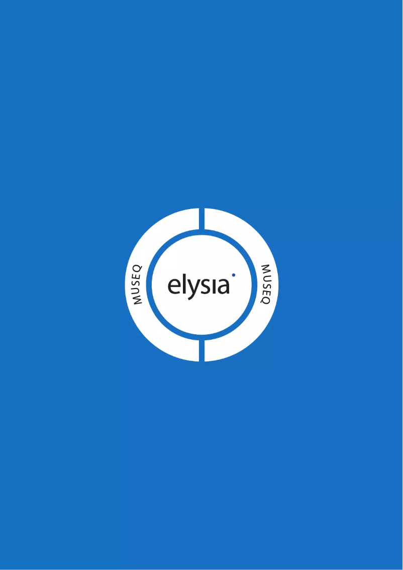Page 1 de la notice Manuel utilisateur Elysia Museq