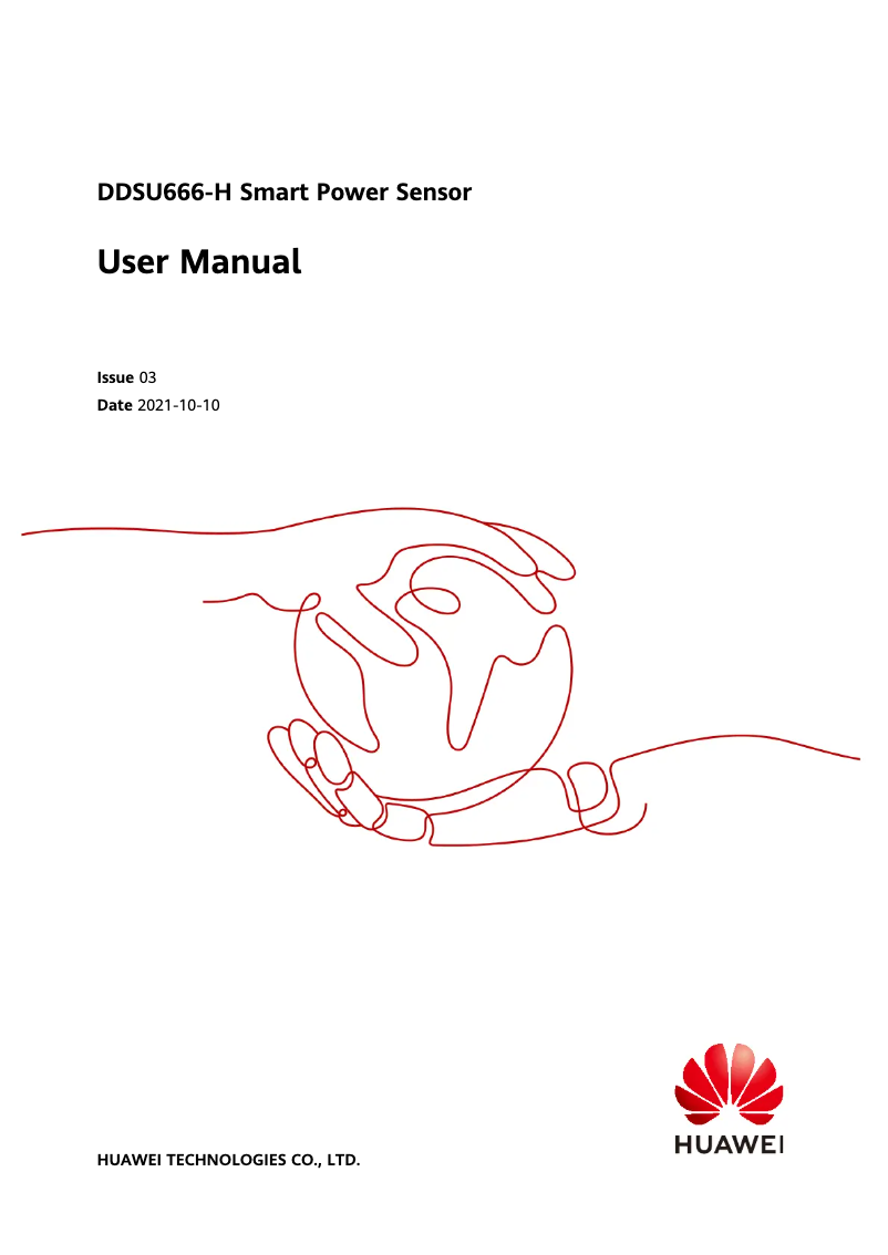 Página 1 del manual Manual de usuario Huawei DDSU666-H